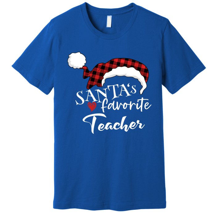 SantaS Favorite Teacher Gift Premium T-Shirt