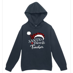 SantaS Favorite Teacher Gift Urban Pullover Hoodie