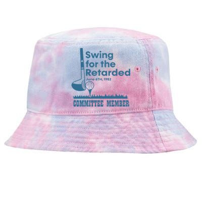 Swing For The Retarded Tie-Dyed Bucket Hat