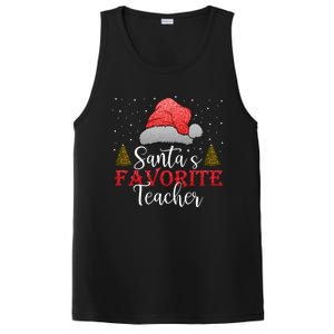 SantaS Favorite Teacher Meaningful Gift PosiCharge Competitor Tank