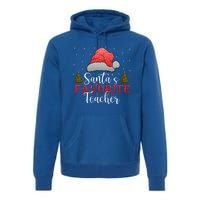 SantaS Favorite Teacher Meaningful Gift Premium Hoodie