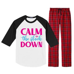 Sassy Flamingo T , Calm The Raglan Sleeve Pajama Set