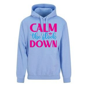 Sassy Flamingo T , Calm The Unisex Surf Hoodie