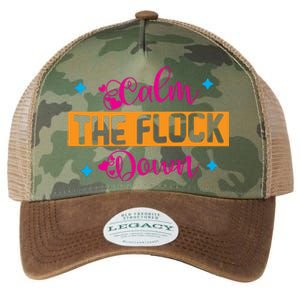 Sassy Flamingo T , Calm The Legacy Tie Dye Trucker Hat