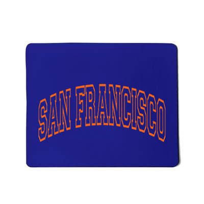 San Francisco Text Mousepad