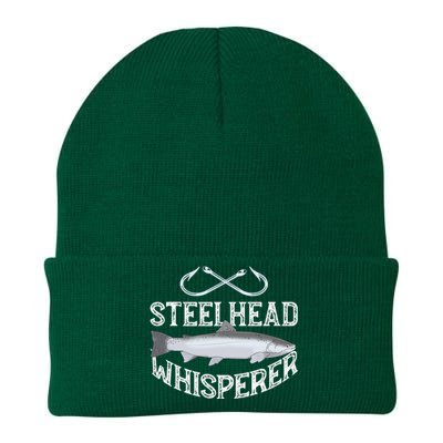 Steelhead Fishing Trout Graphic Saltfreshwater Lake Gift Knit Cap Winter Beanie