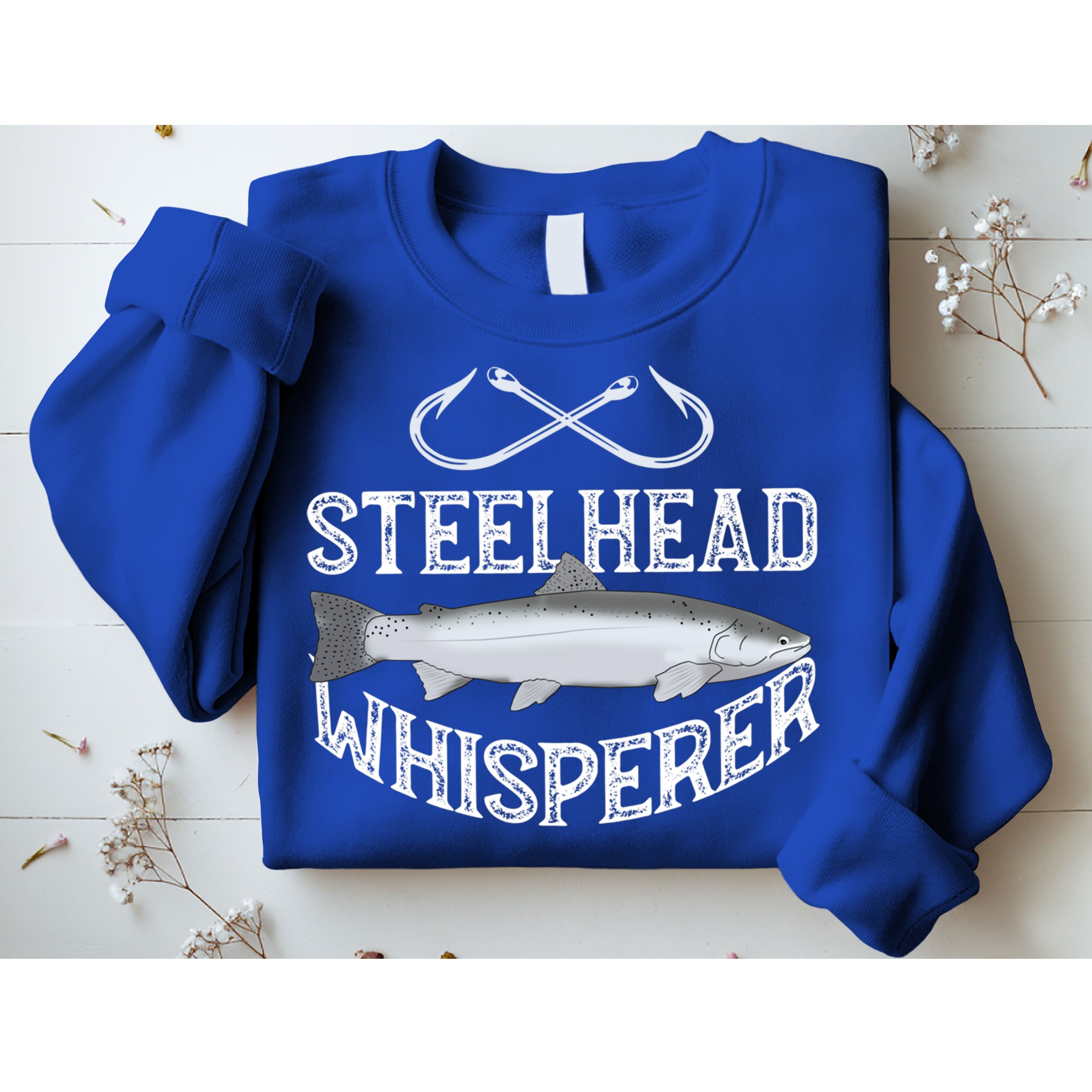 Steelhead Fishing Trout Graphic Saltfreshwater Lake Gift Sweatshirt