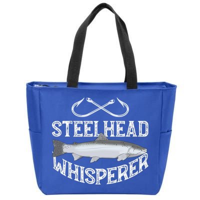 Steelhead Fishing Trout Graphic Saltfreshwater Lake Gift Zip Tote Bag