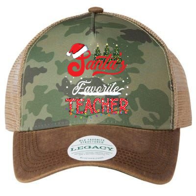 Santas Favorite Teacher Family Matching Group Christmas Legacy Tie Dye Trucker Hat