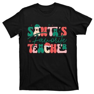 SantaS Favorite Teacher Holiday Graphic T-Shirt