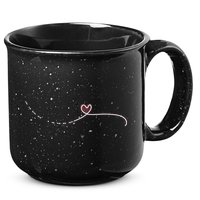 Subtle Fk Trump Morse Code Heart Antimaga Feminist Rights 15oz Campfire Ceramic Mug