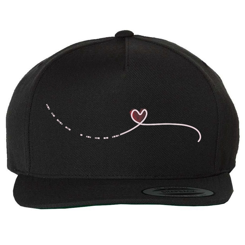Subtle Fk Trump Morse Code Heart Antimaga Feminist Rights Wool Snapback Cap