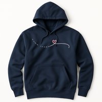 Subtle Fk Trump Morse Code Heart Antimaga Feminist Rights Hoodie