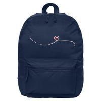 Subtle Fk Trump Morse Code Heart Antimaga Feminist Rights 16 in Basic Backpack