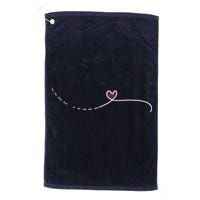 Subtle Fk Trump Morse Code Heart Antimaga Feminist Rights Golf Towel