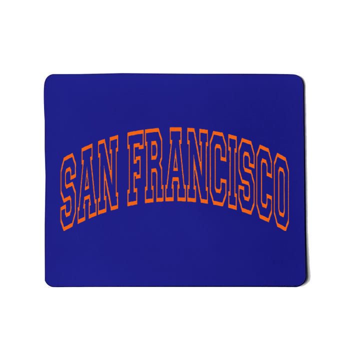 San Francisco Text Mousepad