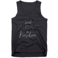 Seek First The Kingdom Of God Christian Tank Top