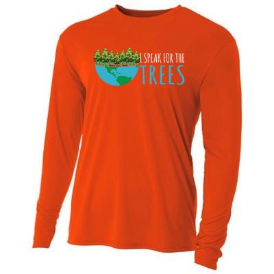 Speak For The Trees Activists Environt Earth Day Gift Cooling Performance Long Sleeve Crew