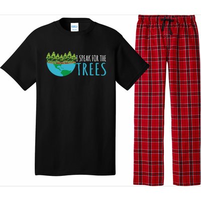 Speak For The Trees Activists Environt Earth Day Gift Pajama Set