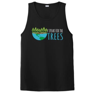 Speak For The Trees Activists Environt Earth Day Gift PosiCharge Competitor Tank