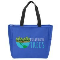 Speak For The Trees Activists Environt Earth Day Gift Zip Tote Bag