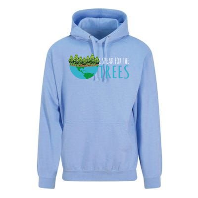 Speak For The Trees Activists Environt Earth Day Gift Unisex Surf Hoodie