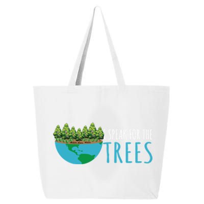 Speak For The Trees Activists Environt Earth Day Gift 25L Jumbo Tote