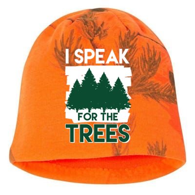 Speak For The Trees Earth Day Environtal Awareness Meaningful Gift Kati - Camo Knit Beanie