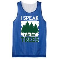 Speak For The Trees Earth Day Environtal Awareness Meaningful Gift Mesh Reversible Basketball Jersey Tank