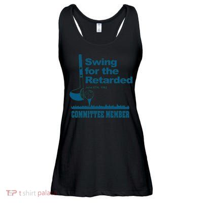 Swing For The Retarded June 6th 1982 Committee Ladies Essential Flowy Tank