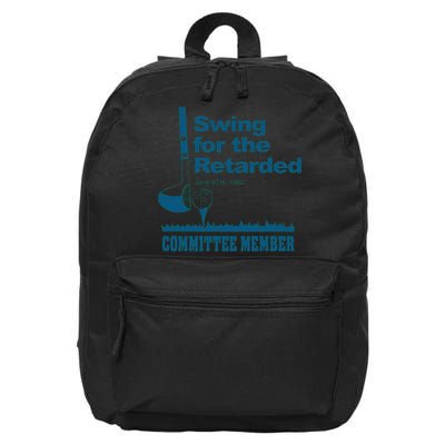 Swing For The Retarded June 6th 1982 Committee 16 in Basic Backpack
