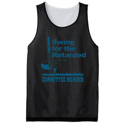 Swing For The Retarded June 6th 1982 Committee Mesh Reversible Basketball Jersey Tank