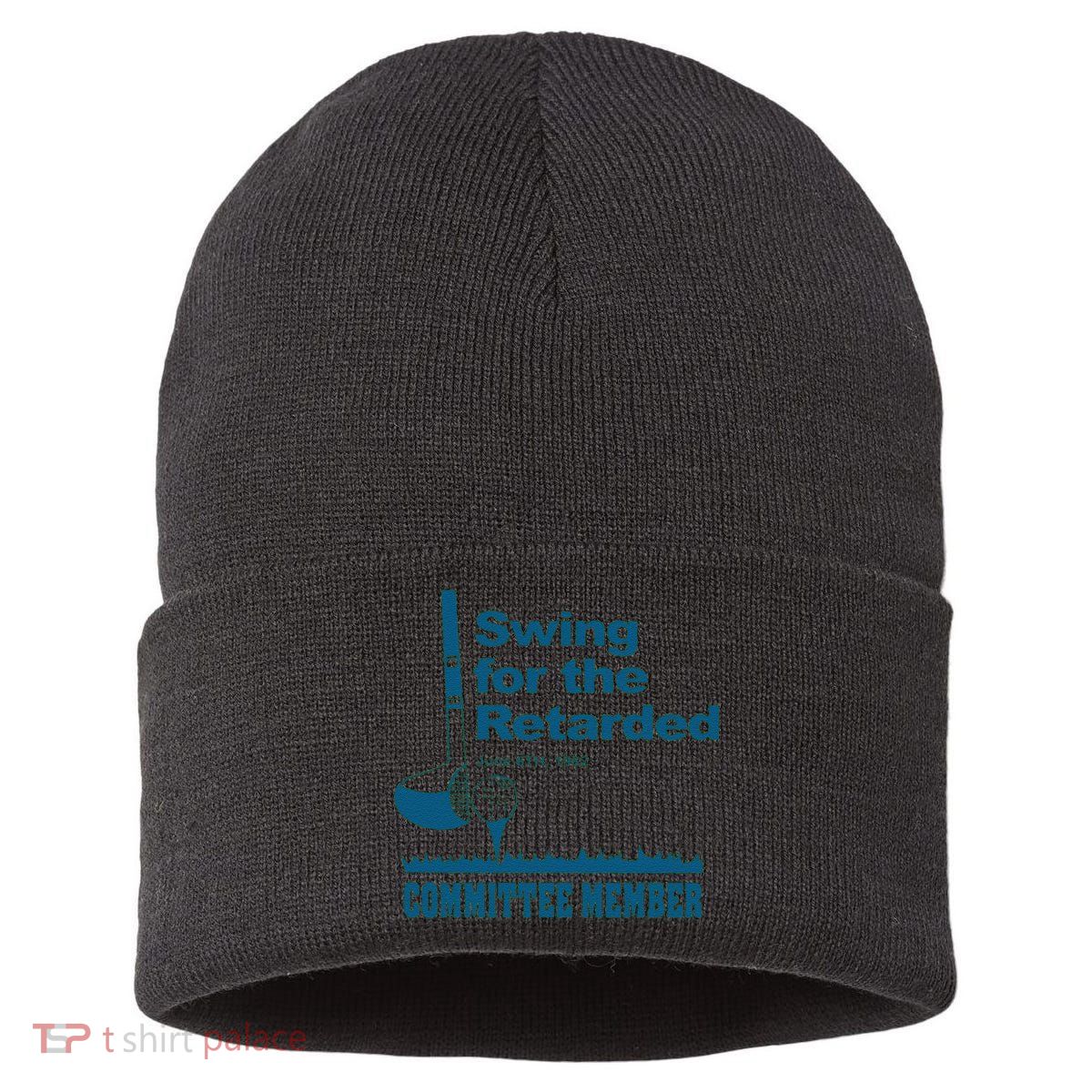 Swing For The Retarded June 6th 1982 Committee Sustainable Knit Beanie