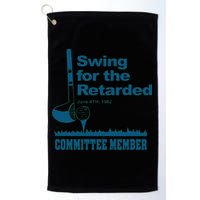 Swing For The Retarded June 6th 1982 Committee Golf Towel
