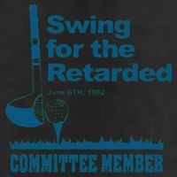 Swing For The Retarded June 6th 1982 Committee Golf Towel