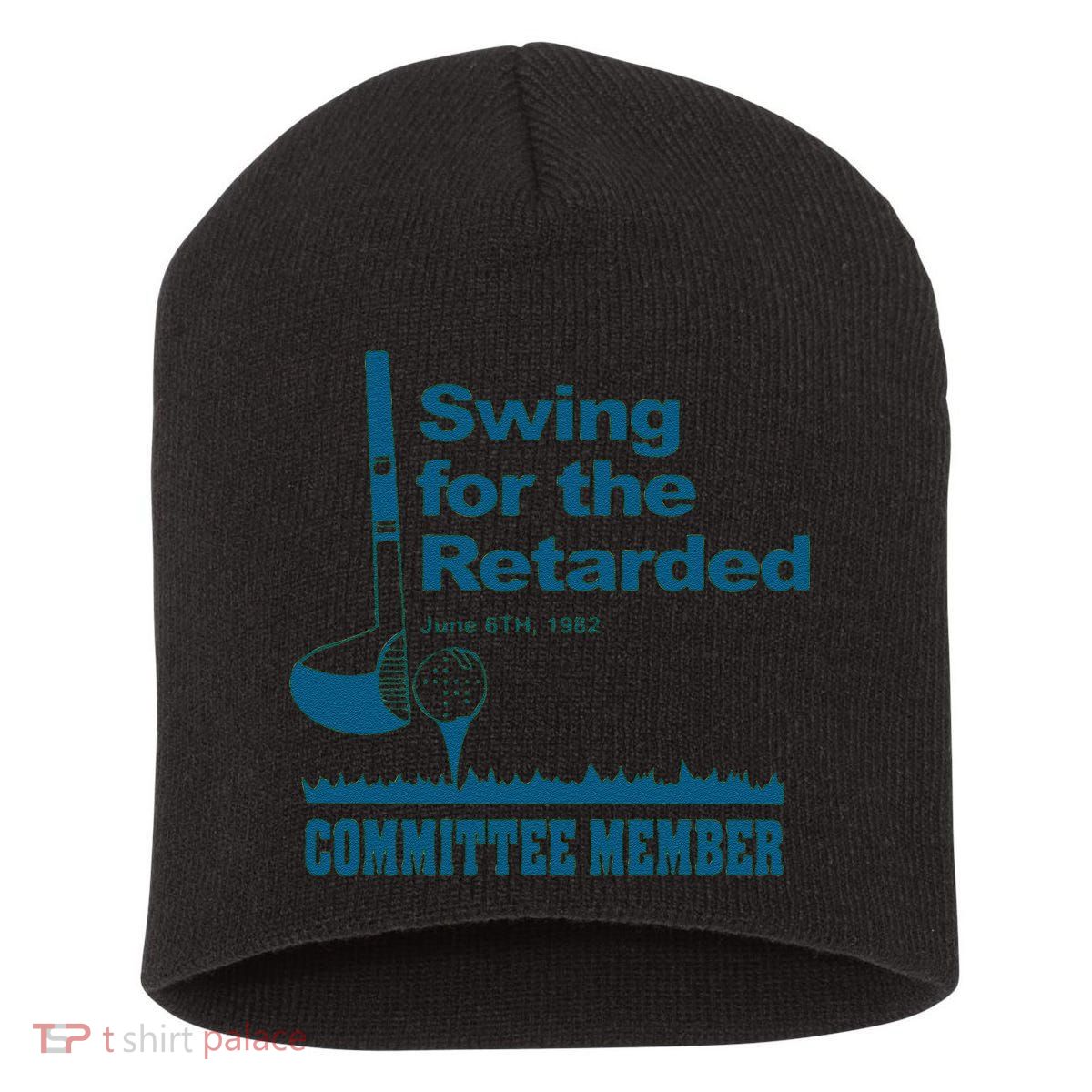 Swing For The Retarded June 6th 1982 Committee Short Acrylic Beanie