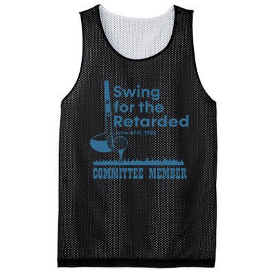 Swing For The Retarded Mesh Reversible Basketball Jersey Tank