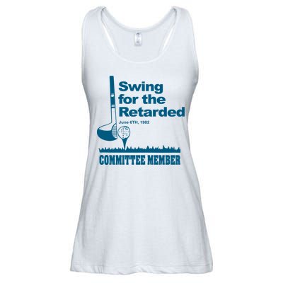 Swing For The Retarded Ladies Essential Flowy Tank