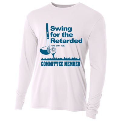 Swing For The Retarded Cooling Performance Long Sleeve Crew