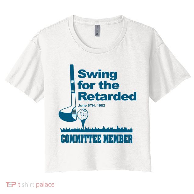 Swing For The Retarded Crop Top