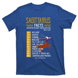 Sagittarius Facts Tee November December Birthday Gift T-Shirt