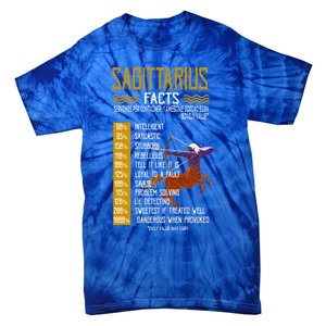 Sagittarius Facts Tee November December Birthday Gift Tie-Dye T-Shirt