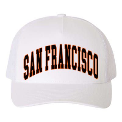 San Francisco Text Yupoong Adult 5-Panel Trucker Hat