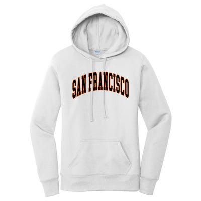 San Francisco Text Women's Pullover Hoodie