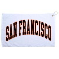 San Francisco Text Grommeted Golf Towel