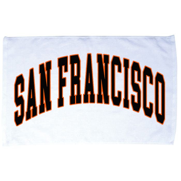 San Francisco Text Microfiber Hand Towel