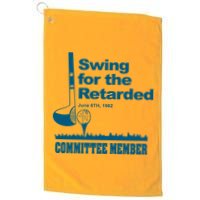 Swing For The Retarded June 6th 1982 Committee Golf Towel