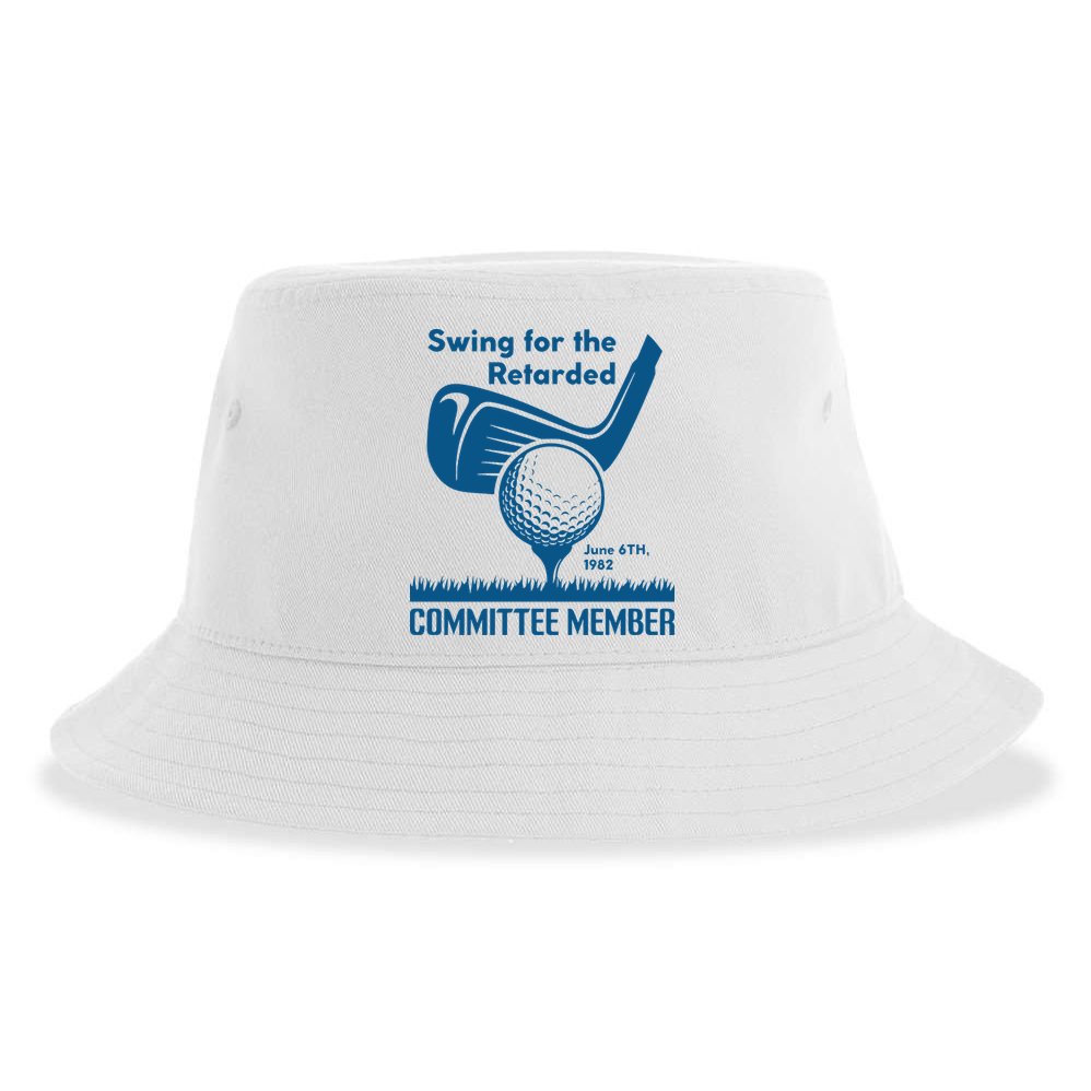 Swing For The Retarded June 6th 1982 Committee Member Sustainable Bucket Hat