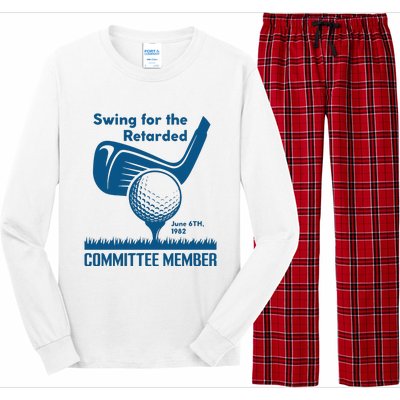 Swing For The Retarded June 6th 1982 Committee Member Long Sleeve Pajama Set