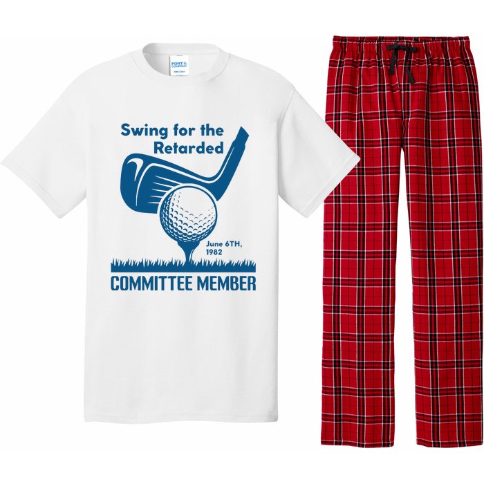 Swing For The Retarded June 6th 1982 Committee Member Pajama Set